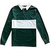 Kings Of NY Classic Mens Long Sleeve Sports Polo Rugby Shirt