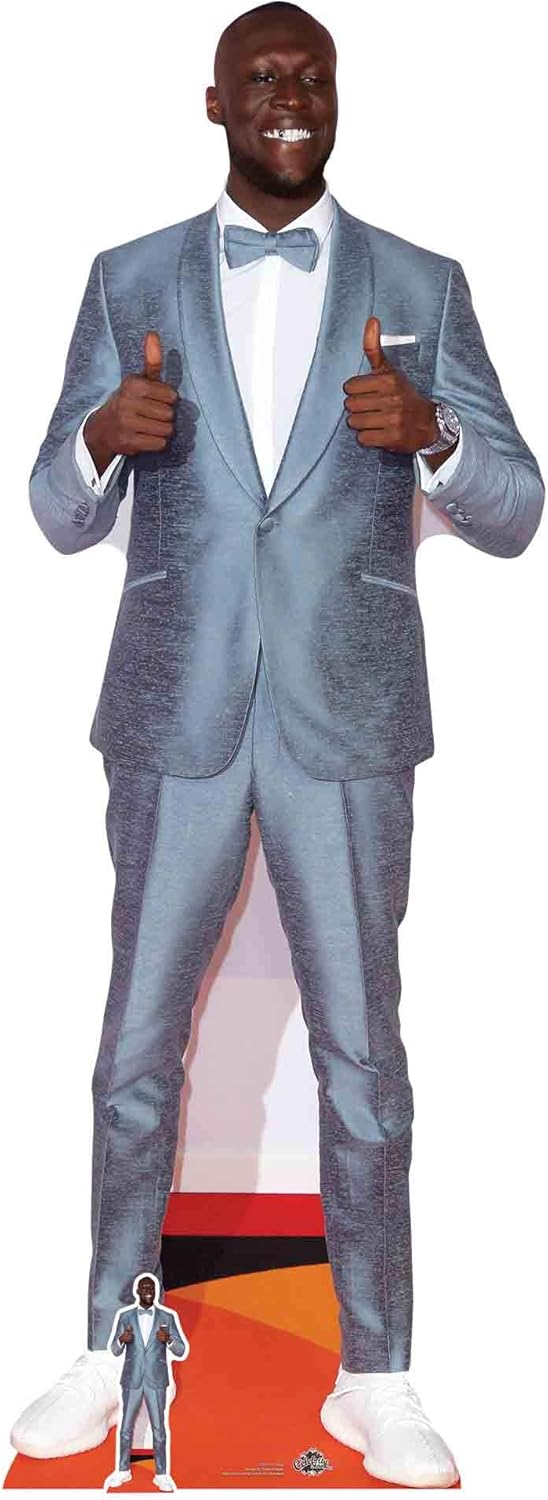 Star Cutouts Ltd Star CS810 Stormzy Lifesize Cardboard Cutout/Standee/Standup Perfect for Fans Displays and Collectors Height 194cm Width 67cm