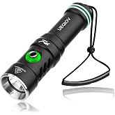 UEQIOV Dive Light,100 Meter Underwater Light,4000 lumens Diving Flashlight | Multiple modes, power indicator light, underwater flashlight, durable, night diving and snorkeling, diving equipment