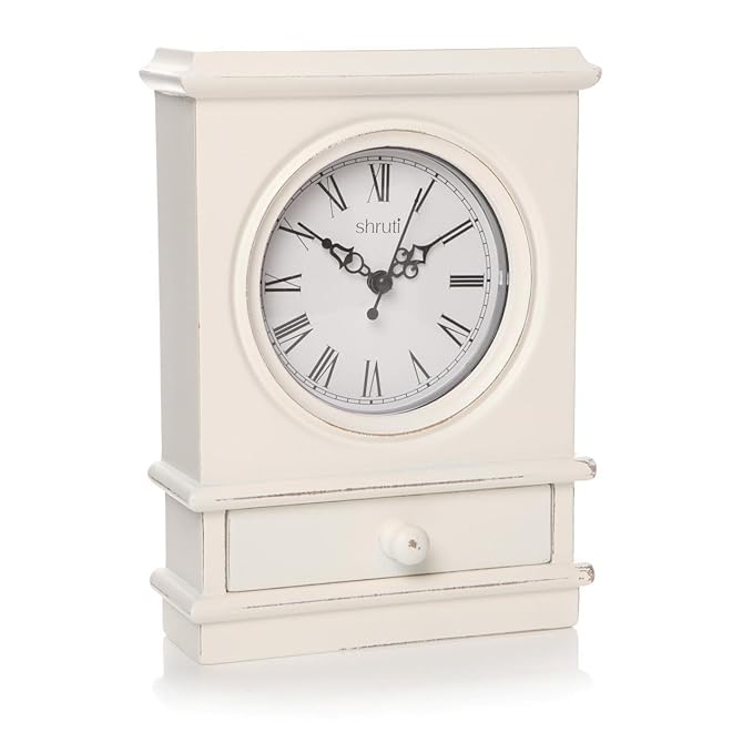 Interior Flair Country Style Shabby Chic White Ivory Wooden Mantel