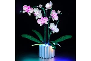 DXJKDZA LED Light Kit for Lego Orchid Building Kit(No Model, Only Light kit), Creative LED Lighting Kit Compatible with Lego Plants Orchid 10311 Plant Flowers Building Set
