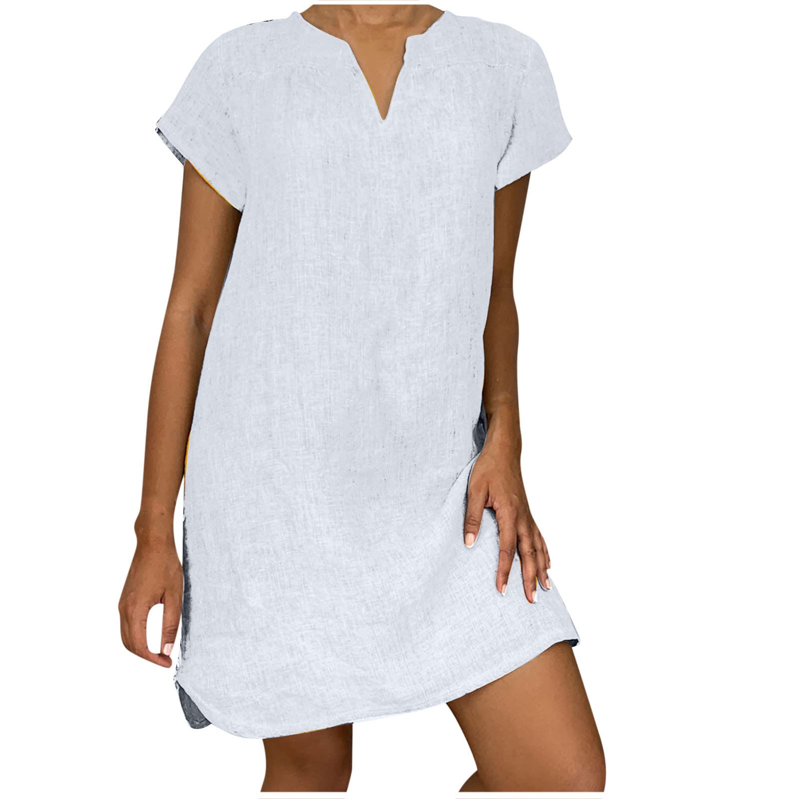 Overstock Outlet Women's Summer Cotton Linen Dress