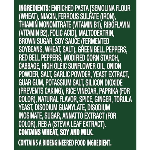 KNORR PASTA CUP FOR A QUICK AND EASY MEAL SPICY KOREAN-STYLE BBQ MADE WITH 100% REAL VEGETABLES & NO ARTIFICIAL FLAVORS OR PRESERVATIVES, 2.6 OZ