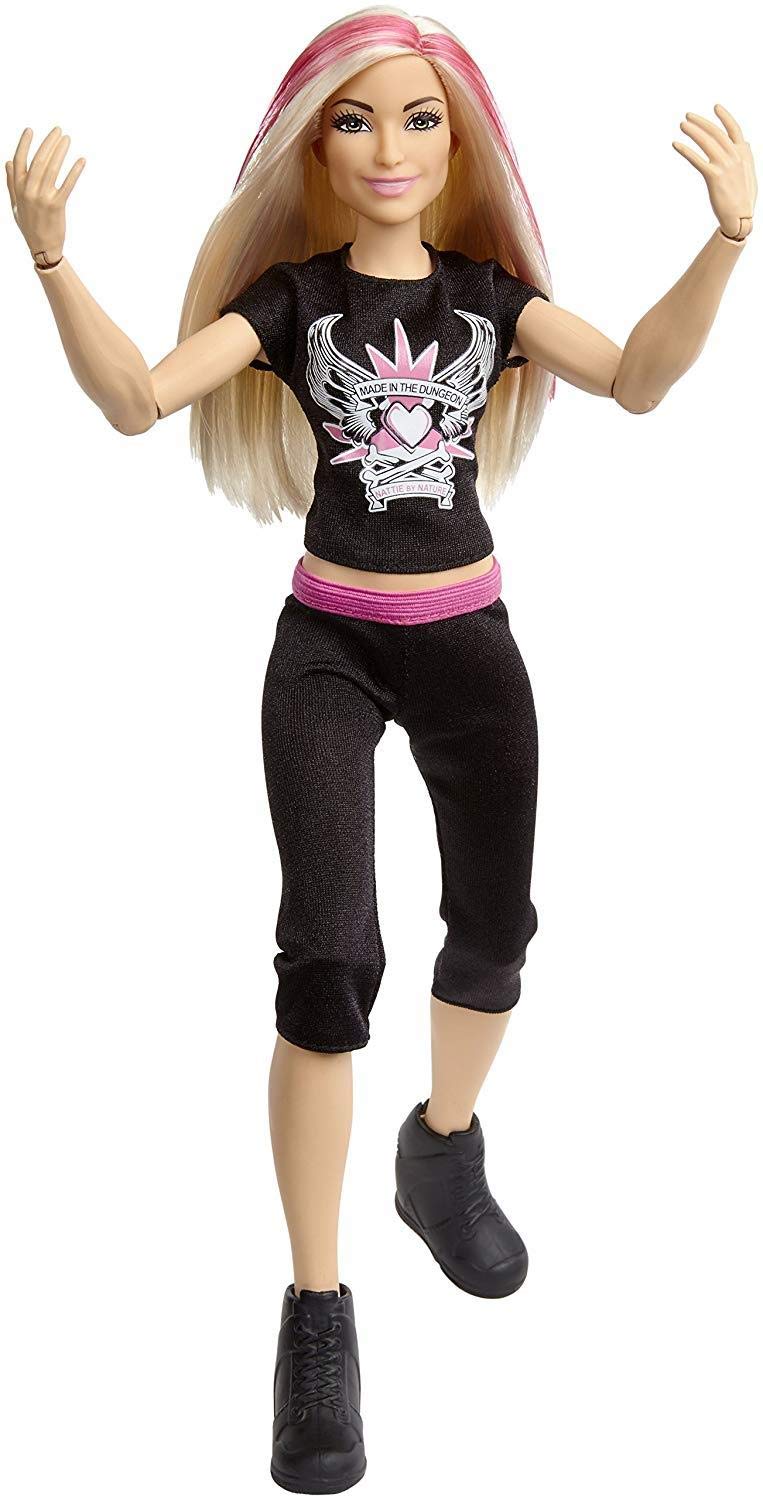 WWE MATTEL FTD82 Superstars Natalya Doll, Multi-Colour