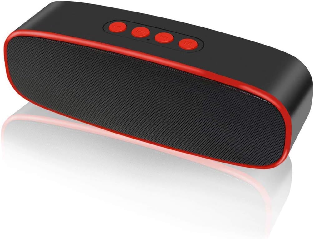Altavoz Bluetooth Portatiles,Altavoz Portátil con Audio Clásico, Speaker Bluetooth 4.2 USB Entrada 3.5 Aux Entrada Llamadas Manos Libres y TF Ranura de La Tarjeta para Viaje, Fiesta