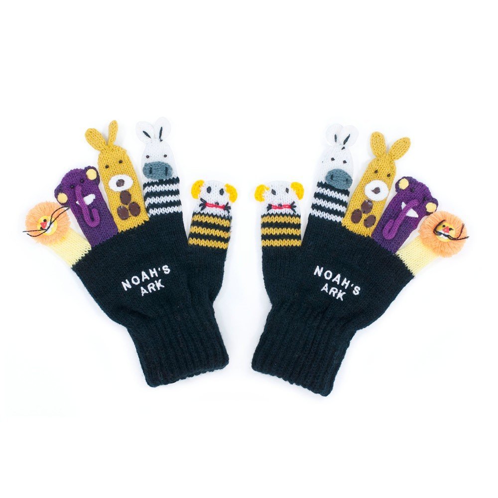 Kidorable Kids Knitted Gloves/Mittens Noahs Ark