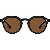 VANLINKER Small Round Hexagon Sunglasses for Men Women Retro Vintage Circle Shades VL9884