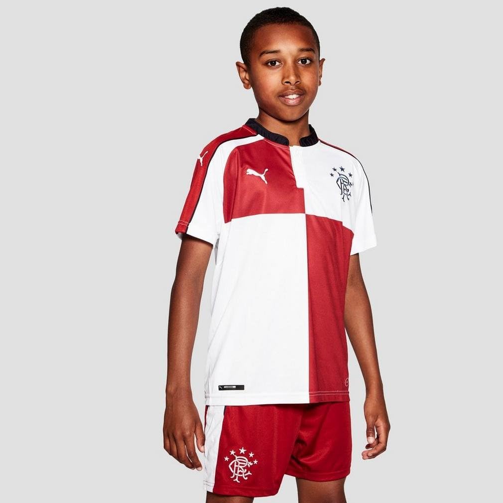 Puma Rangers Away Junior Short Sleeve Jersey 2016/2017