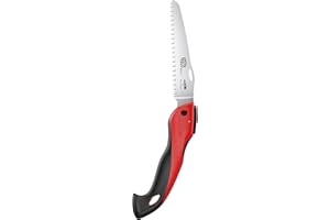 FELCO 602 Folding Pruning Saw – Compact Pull-Stroke Saw for Gardening & Vineyard Use | Tree Branch Cutter | Folding Handsaw with Chrome-Plated 6.3" Blade, Non-Slip Handle, Blade Lock, Swiss Precision