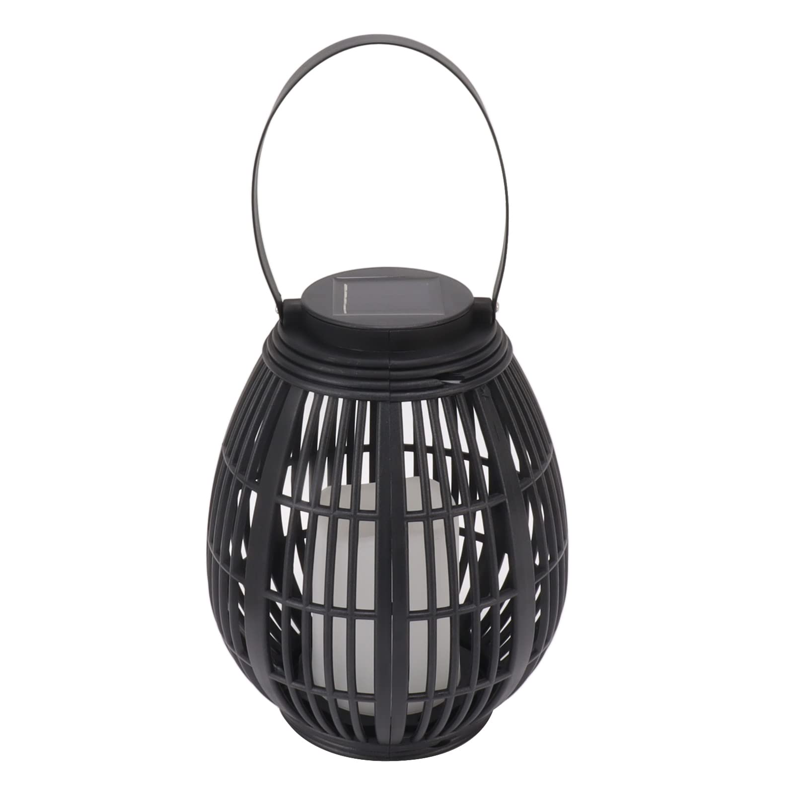 Waterproof Solar Garden Lantern LED Rattan Light for Outdoor Patio Pathway Courtyard Decoration