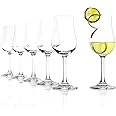 Stölzle Lausitz Professional Liqueur Glasses (Set of 6) - 3.5 oz - Lead-Free Crystal Brandy Glasses for Cognac, Bourbon Snifters with Pulled Stem, Elegant Tulip-Shaped Glassware, Dishwaher Safe