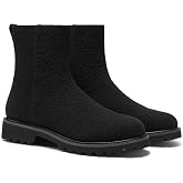 VIVAIA Freja Women's Round Toe Wool Lug Sole Ankle Boots Water Repellent