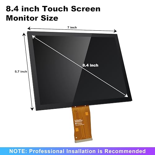 thumbnail image 2 of FancyTiger 8.4" Uconnect Touch Screen Replacement - For Dodge RAM Jeep Chrysler 2017-2021 (LA084X01 Model) 2 of 10