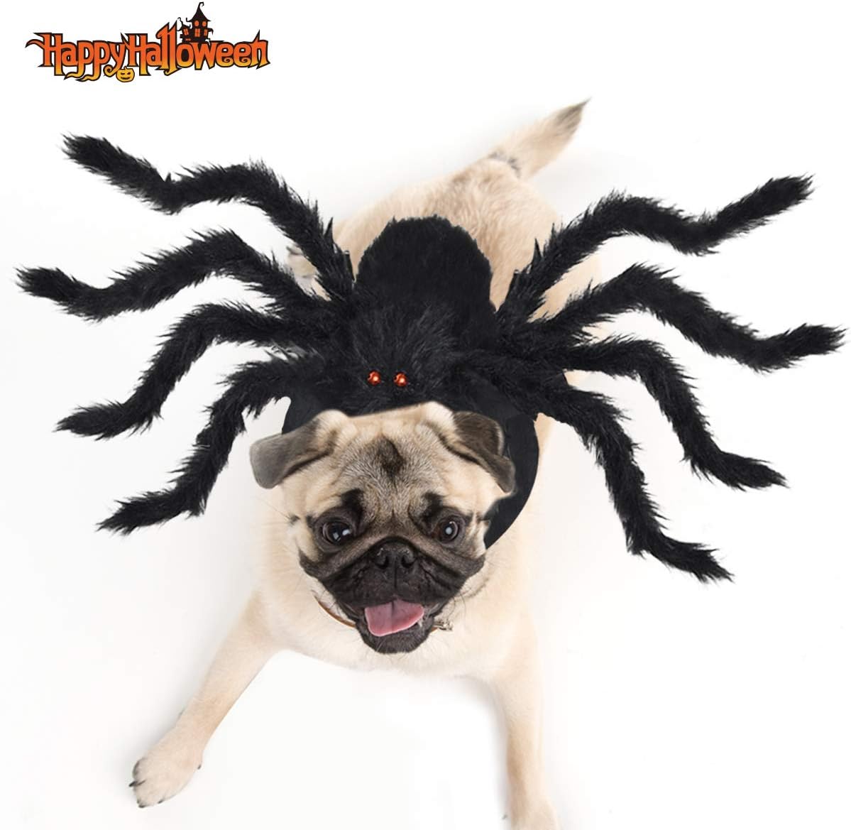 Yoochee Halloween Dog Spider Costumes Pet Costume Spider