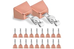 Parliky 20Pcs Fishing Alarm Bells Stainless Steel with Clamping Clip on Poles Angling Rings Accessories for Angling Rod Tips