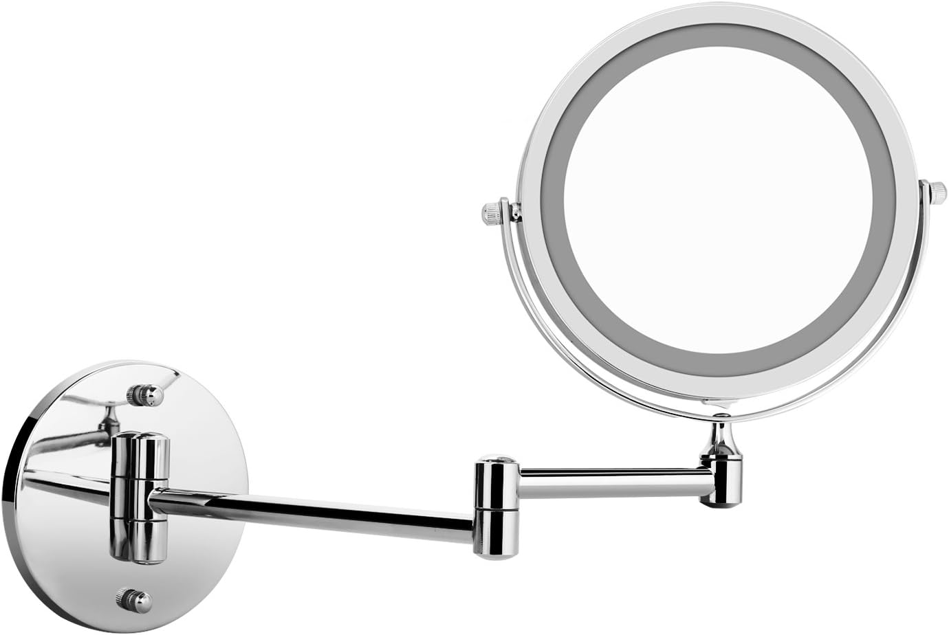 oliote Espejo de Maquillaje con Luz LED 1X/5X Aumento Espejos de