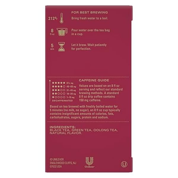 TAZO JOY LIMITED EDITION SEASONAL BLACK TEA BLEND TEA BAGS, 20 TOTAL TEA BAGS