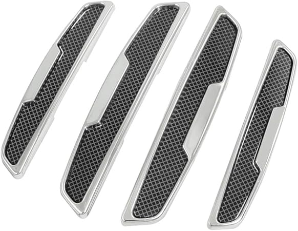 Amazon Uxcell 車のドアのガード 自己粘着ベース プラスチック素材 車のドア 保護 ステッカー飾り 簡単 傷防止 ブラック 4枚入り 内装パーツ 車 バイク