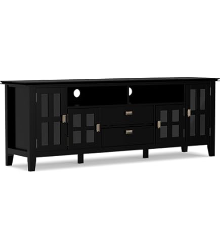 Amazon.com: SIMPLIHOME Redmond SOLID WOOD 72 Inch Wide