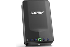 SOOWAY Gun Safe, Small Pistol Safe Biometric Gun Safe for Handgun, Portable Fingerprint Quick Access Gun Lock Box for Car Travel Nightstand Bedside