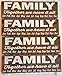 Birthday Board - Family Together We Have It All - Brown w/ White Letters by Crafty Concepts