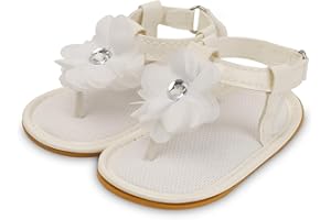 AKINGIO Infant Baby Girls Boys Sandals Rubber Soft Sole Premium Toddler First Walker Outdoor Summer Beach Shoes