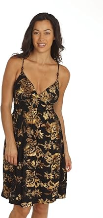 black and gold sundress