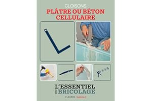 Cloisons - plâtre ou béton cellulaire: L'essentiel du bricolage (French Edition)