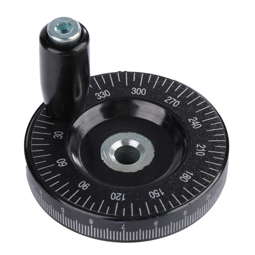 Milling Hand Wheel, 63mm Solid Bakelite Hand Wheel Scale Handwheel Machinery Accessaries Suitable for Milling Machine, Lathes, Grinders