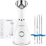 Facial Steamer - LONOVE Nano Ionic Face Steamer for Facial Deep Cleaning Home Facial Spa Warm Mist Humidifier Atomizer Sauna 