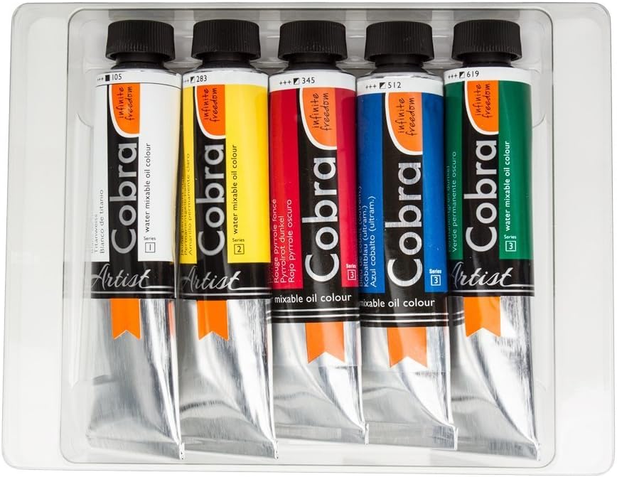 Unbekannt Cobra Artist 40ml Oil Paint Set 5/PkgStarter Amazon.de