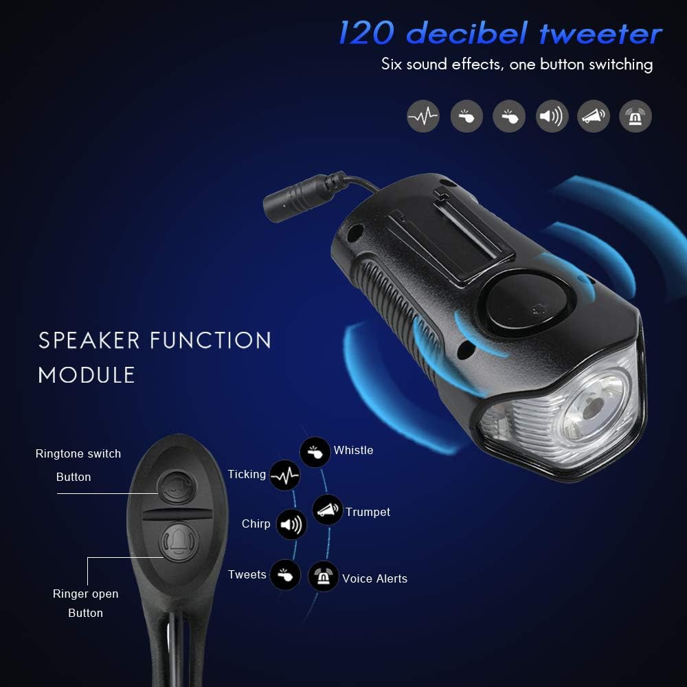 Amazon Com Usb Rechargeable Led Bicycle Front Light Bike