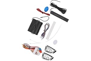 Car Remote Starter System, DC 12V Car Anti Theft Alarm Remote Starter System PKE Passive Keyless Entry for 12V Fuel Vehicle