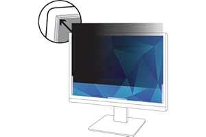 3M Computer Privacy Screen Filter for 24 inch Monitors - Black - Widescreen 16:9 - PF240W9B