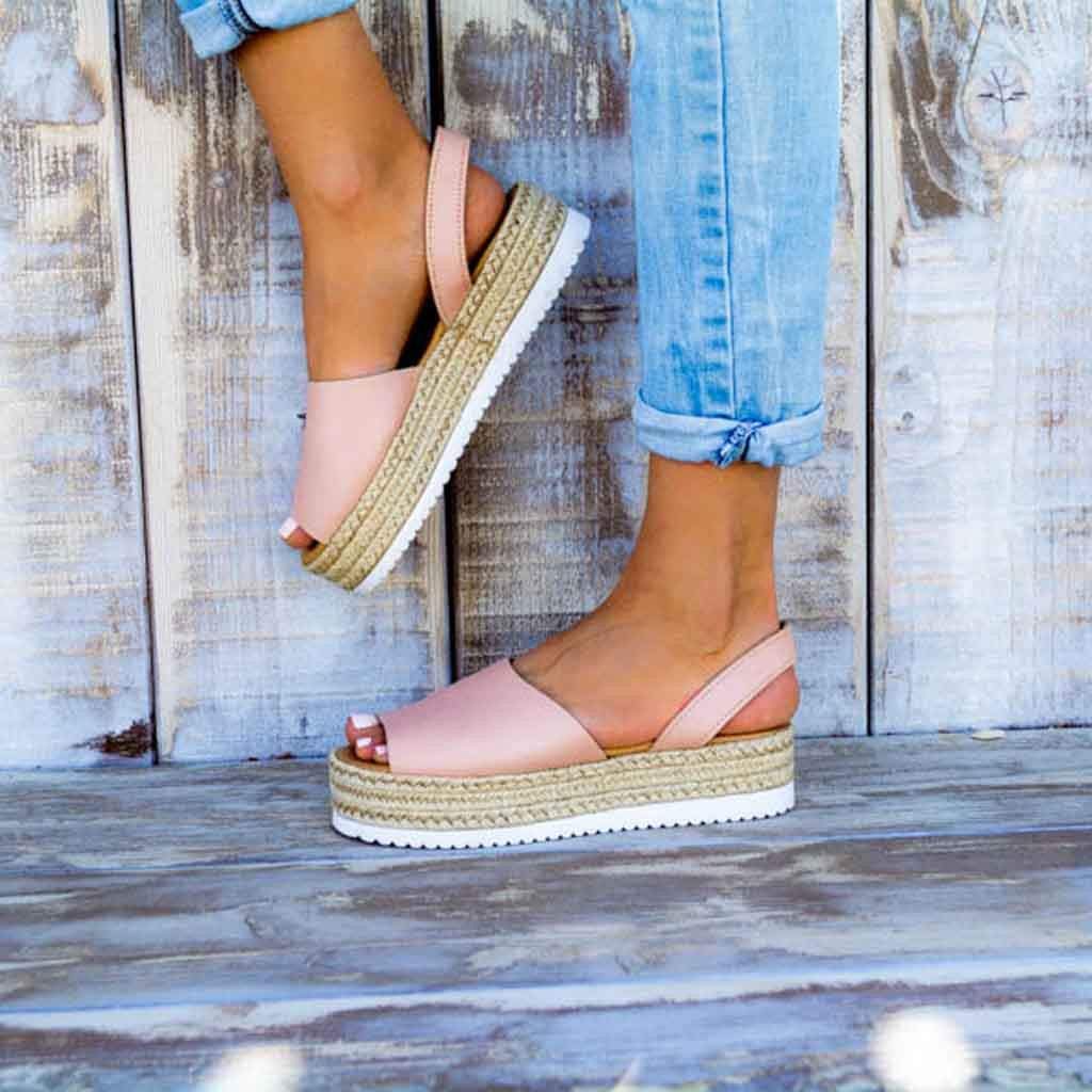 Pumps Donna Mary Jane Scarpe Basse Eleganti Estive Sandali Romani Moda