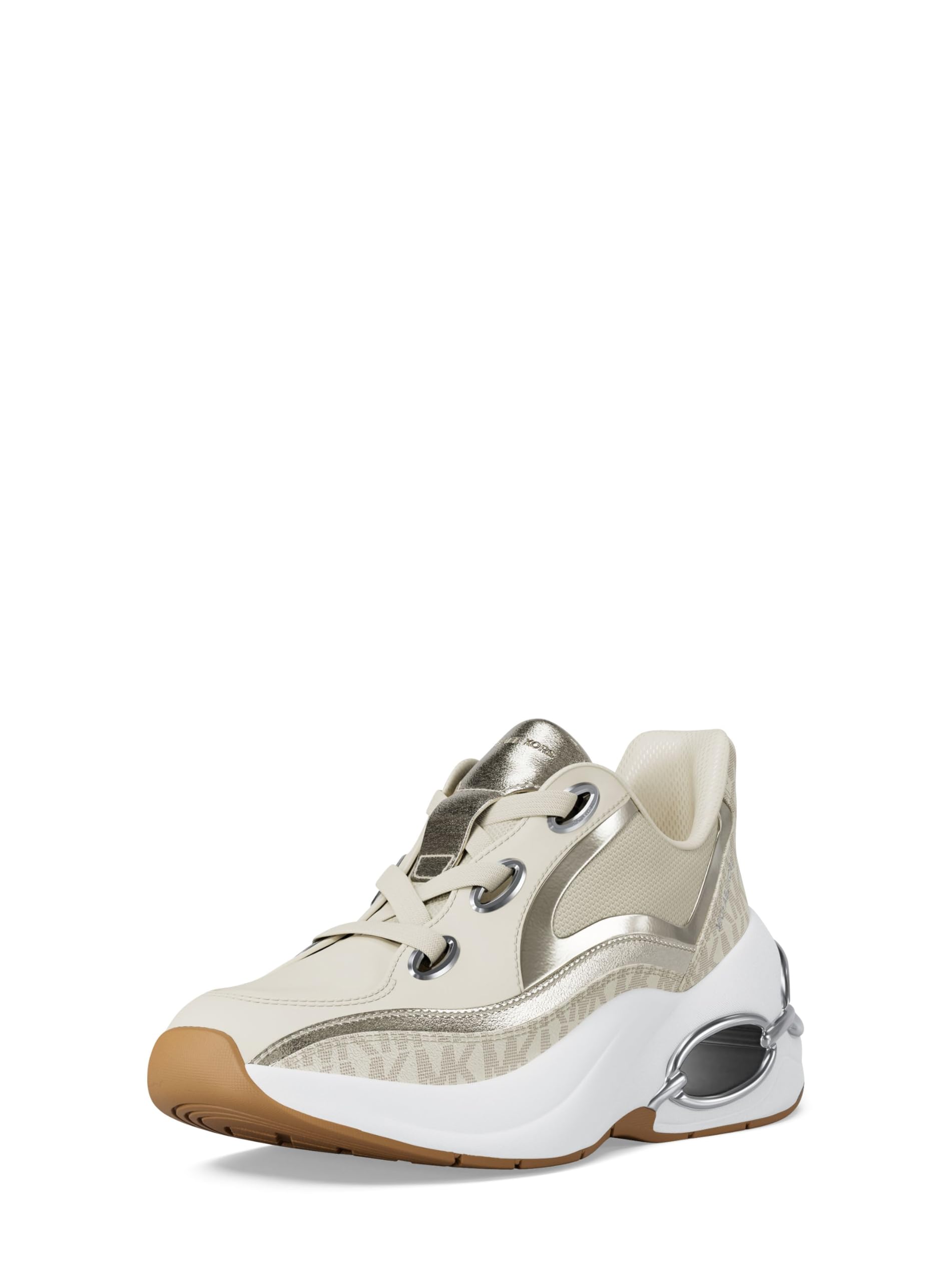 Michael Kors Women’s Toni Trainer, Vanilla, 5.5