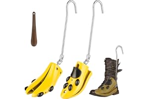 Hausprosm Boot Stretcher Boot Stretchers for Cowboy Boots Shoe Stretcher Adjustable Men Women (for Men’s Size 7.5-13, Women’s