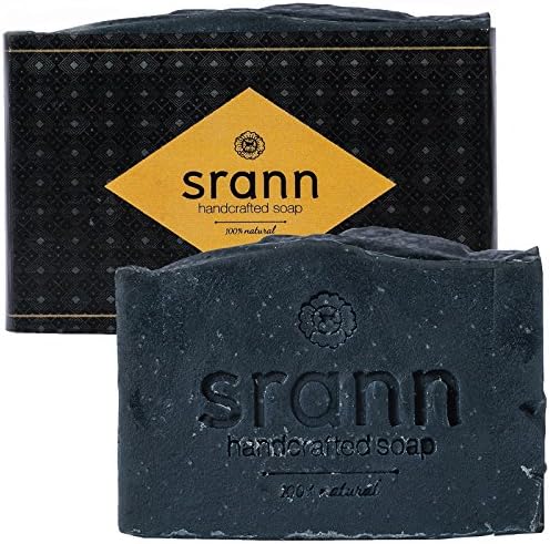 Bamboo Charcoal Face & Body Soap - Deep Cleansing, Anti Acne & Pimples - Thai Spa Quality- Natural Organic Moisturizer From 7 Therapeutic Grade Essential Oils - Handmade, Fair Trade- 4.25 Ounce Bar