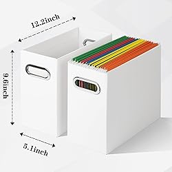 Tunnkit File Organizer, Cardboard File Box for