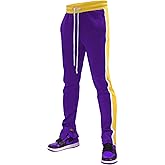 SCREENSHOT-Track Pants Basic Mens Premium Slim Fit Athletic Fitness Fashion Urban Lifestyle Streetwear Bottoms