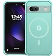 ANNSD Magnetic for Google Pixel 8A Series, Military Drop Protection & Anti-Fingerprint, Translucent Protective Multilayer Case (Matte Green)