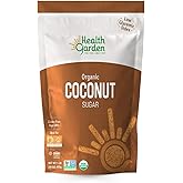 Health Garden Coconut Sugar - Gluten Free - Organic - Non GMO - Kosher - Keto Friendly (1 lb)