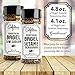 Everything Bagel Seasoning Blend Bundle (2-Pack), 4.8-oz Bagel Sesame Seasoning & 4.1-oz Low Sodium Everything Seasoning Spice Blend in Spice Shaker Bottles, Guilt Free Healthy Seasonings and Spices