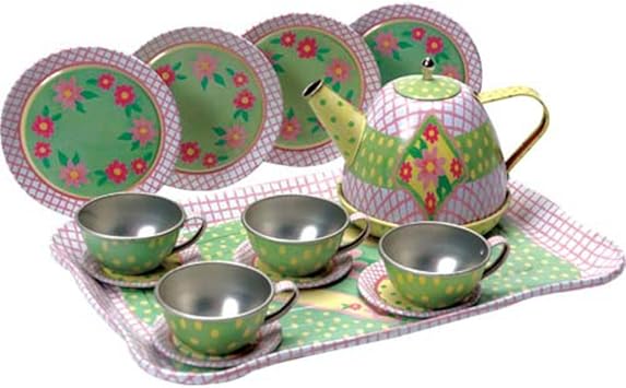 metal tea set