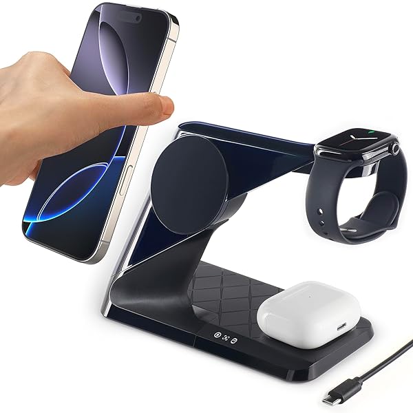 3 IN 1 CHARGING STATION FOR APPLE DEVICES,...
