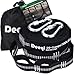 DEEQI Adjustable Tree Straps, 100% No Stretch Eco-friendly XL Hammock Straps for tree, 12 Feet, 40 Loops, 2000+ LBS Suspension System Kit for Camping, Hiking or Backyard - Set of 2 with 2 Carabiners
