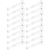 Eakxnig 16G flat back Clear Earrings for Sports Nose Studs Silicone Plastic tragus conch cartilage Earrings Retainers Monroe Medusa Lip Rings Stud Labret Piercing Jewelry for Work Surgery 6mm -12mm