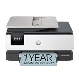 HP OfficeJet Pro 8139e Wireless All-in-One Color Inkjet Printer, Print, scan, copy, fax, ADF, Duplex printing Best-for-home office, 1 year Instant Ink trial included, AI-enabled (40Q51A)