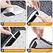 ZAMAT 16pcs Anti Slip Rug Gripper for Hardwood Floor, Ultra Sticky Carpet Gripper for Area Rugs, Reusable No Curling Rug Corner Gripper to Fix Rugs & Flat Corners, Double Sided Rug Tape with No Stain