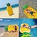 AMGlobal Pineapple Float, Pool Floats, Inflatable Pineapple Pool Float Raft, Summer Outdoor Pool Floats, Giant Floatie Lounge Toy for Adults, Kids for Fun